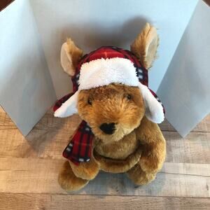 RBI Ron Banafato Sydney Kangaroo 13" Plush Plaid (73)